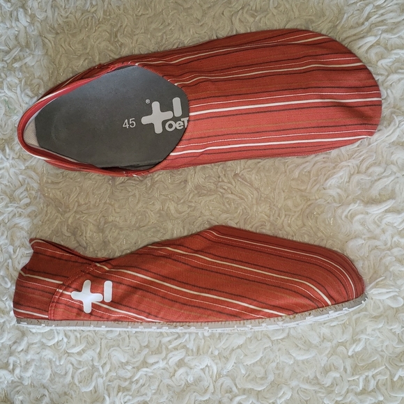 Otz Other - OTZ 3300 Cotton Slip On Loafers 12 Orange Stripe new